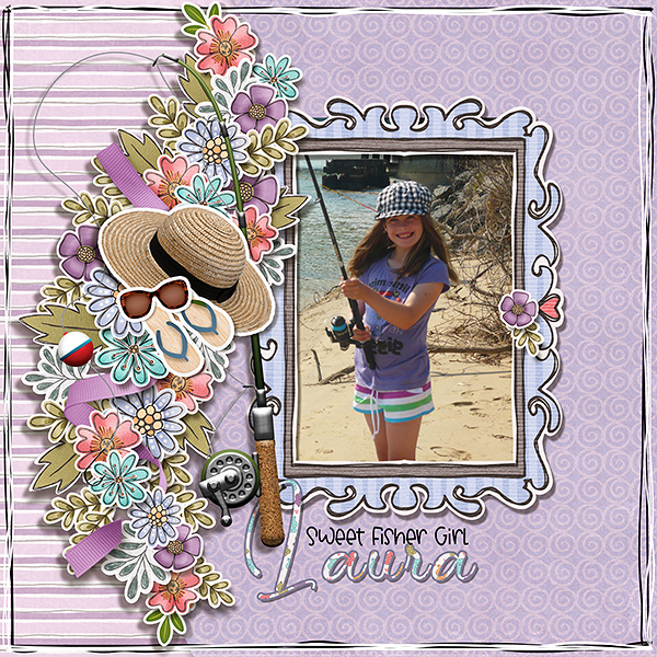 Sweet Fisher Girl Laura