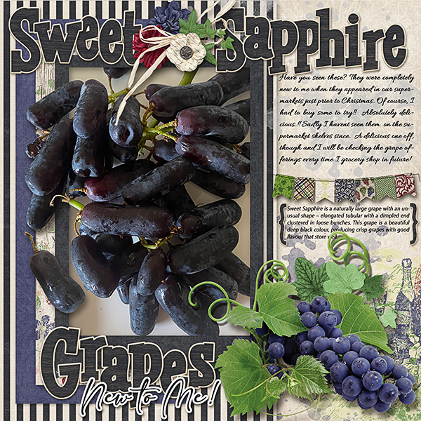 Sweet Sapphire Grapes