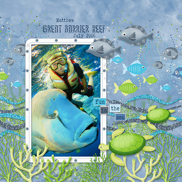 Swimming with big fish