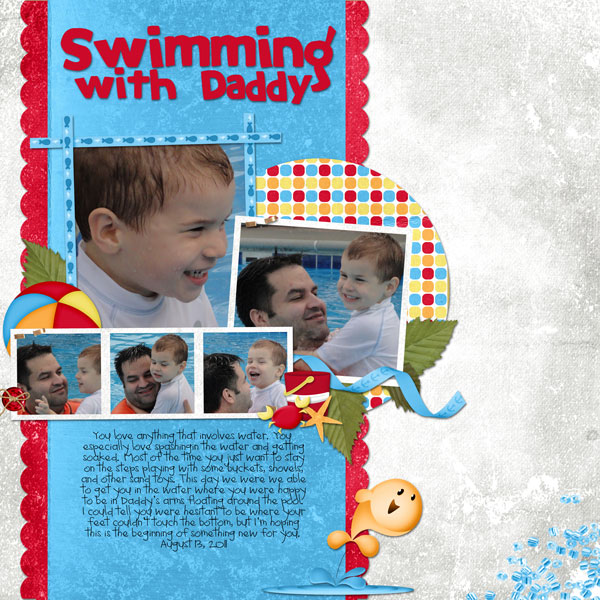 Swimming with Daddy