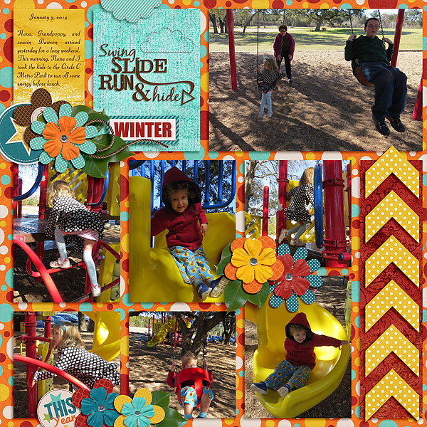Swing, Slide, Run and Hide