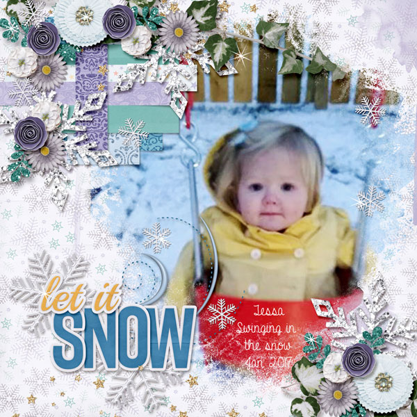 Swinging in the snow