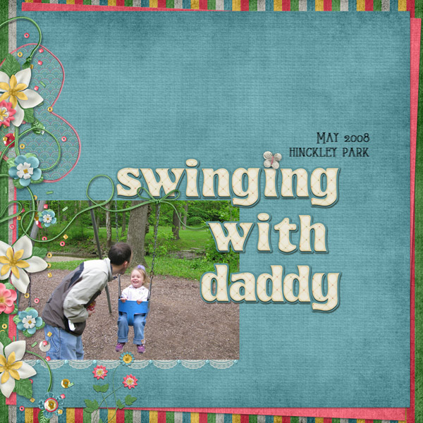 swinging with daddy