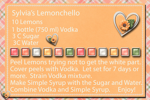 Sylvia's Lemonchello