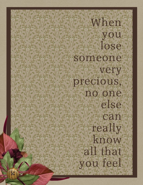 sympathy card