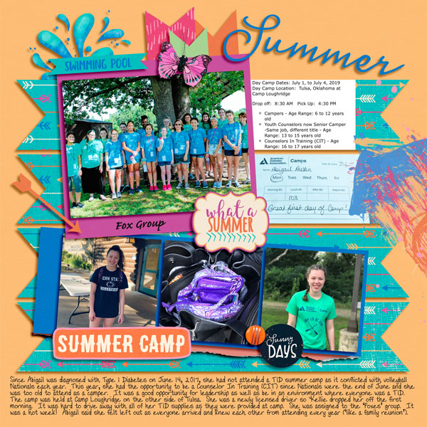 T1D Summer Camp Counselor 072019