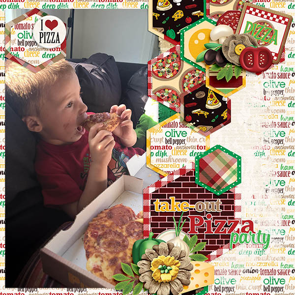 Take out Pizza party