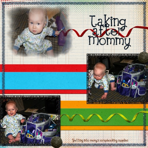 Taking after Mommy