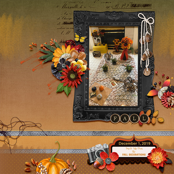 Taking Down Fall Decorations