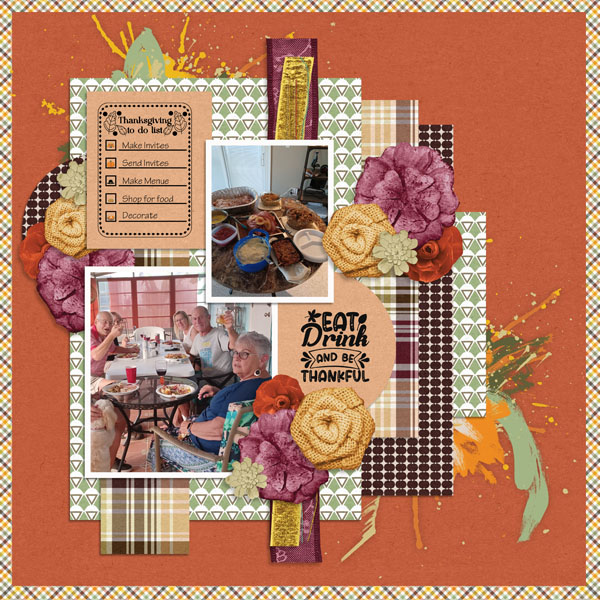 TalkingThanksgiving Word Art-ScrapbookCrazy, A Grateful Heart-Memory Mosaic