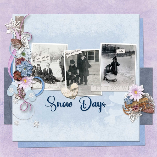 Tande sibs in winter