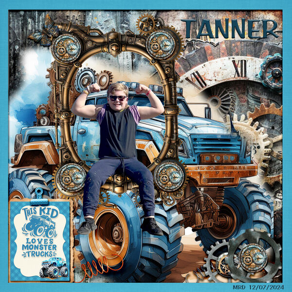 Tanner Ridin' Steampunk Style