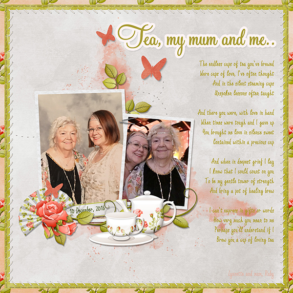 Tea, my mum and me...