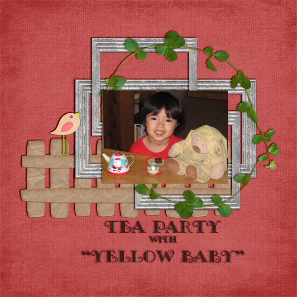 Tea Party with Yellow Baby