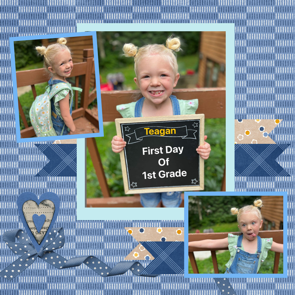 Teagan starts 1st grade