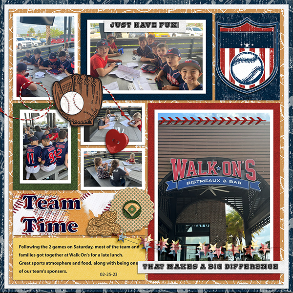 Team Time at Walk On
