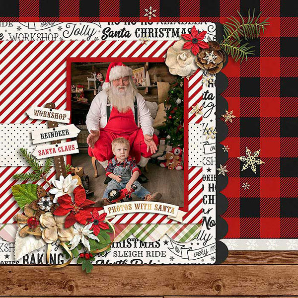 Teddy + Santa 2017