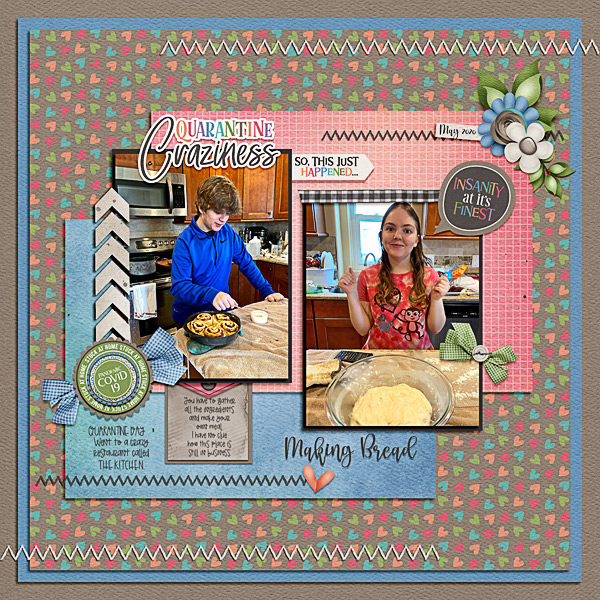 Teens Making Bread