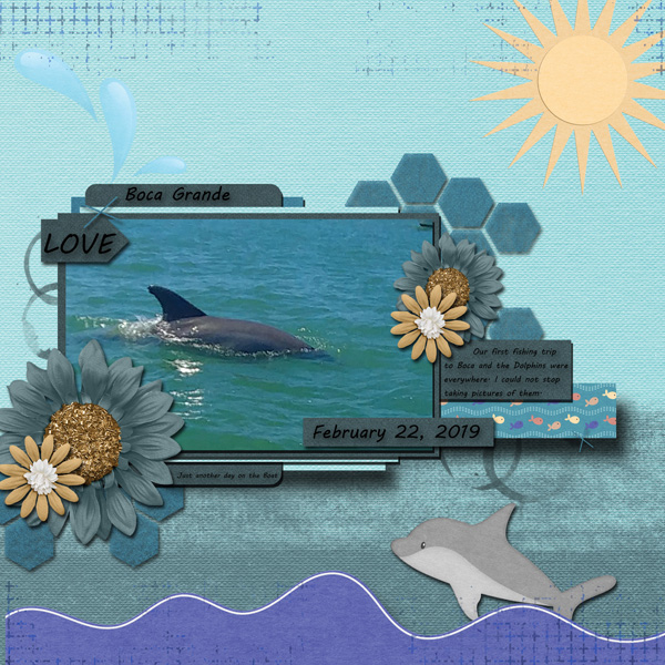 Template #1 Challenge June- I used the template provided and Cruising Alask