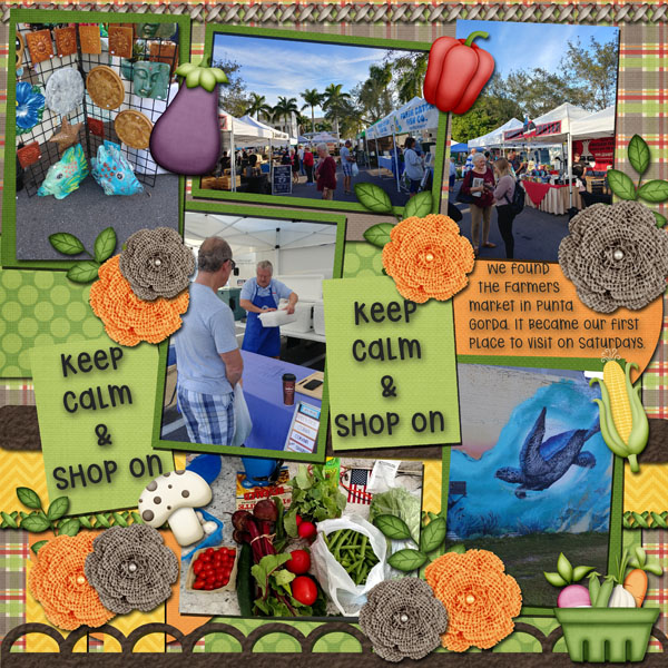 Template #1 Challenge May- I used the template provided and the kit In the 