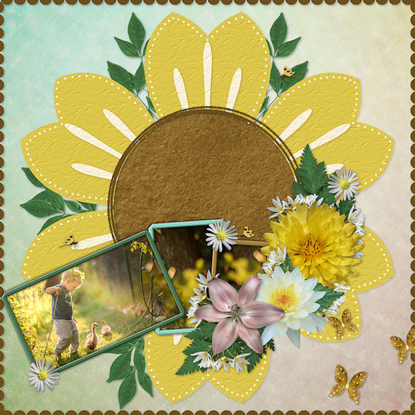 Template All Pretty Flowers