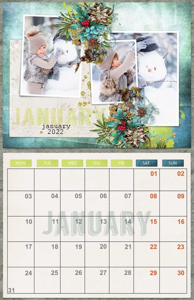 Template - Calendar 2022