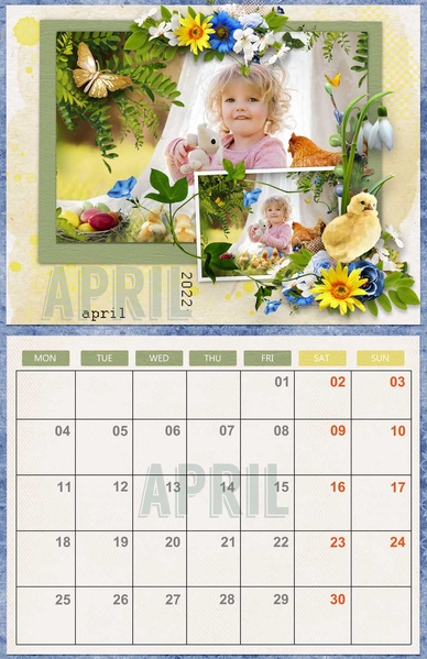 Template - Calendar 2022
