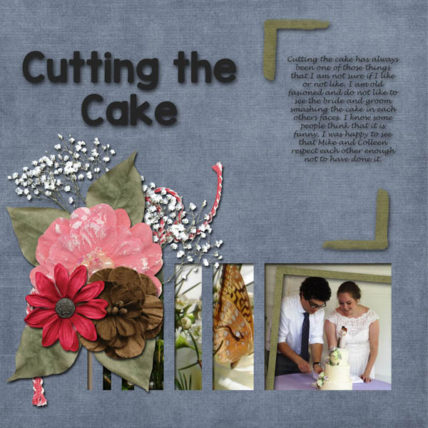 Template Challange#1 September-The supplied template and Kit Boho Chic by C