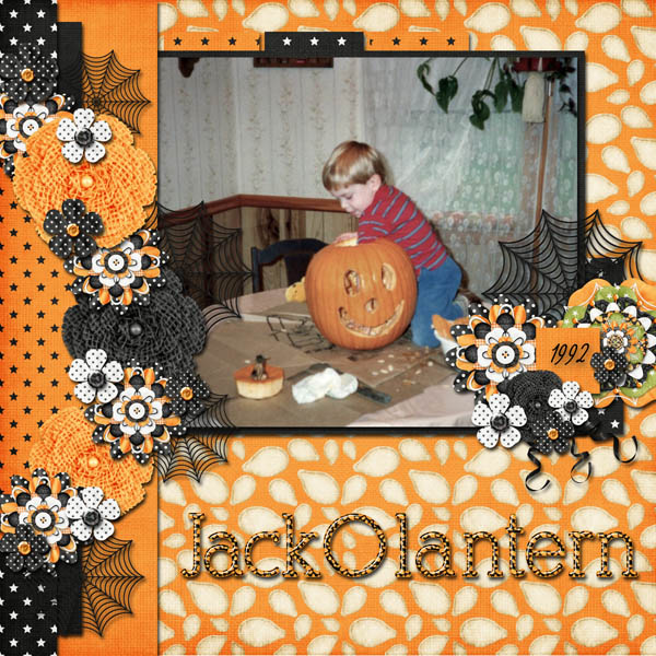 Template Challange #2 October- The template provided and Just So Scrappy