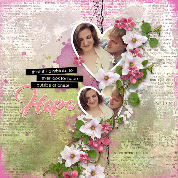 Template -  Hearts And Kisses