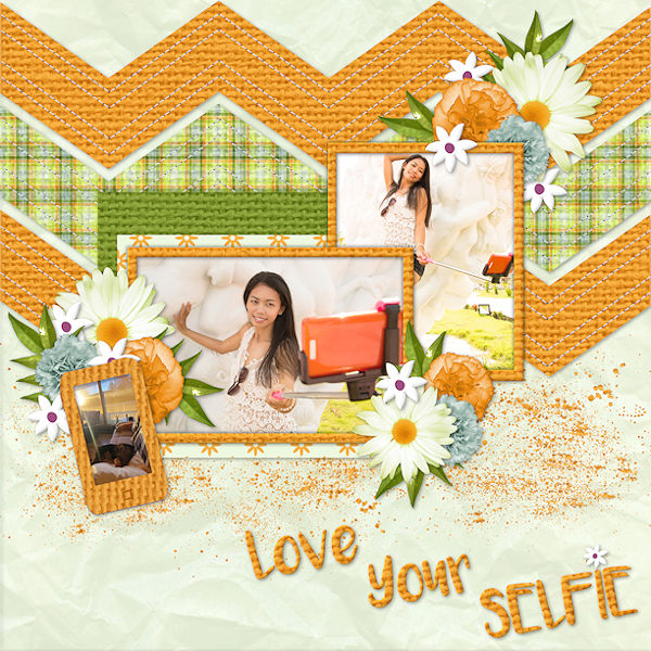 Template Love Your Selfie