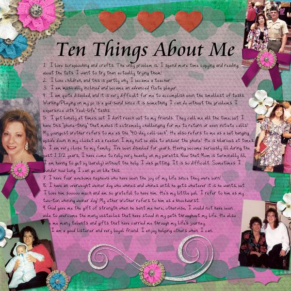 Ten Things About Me