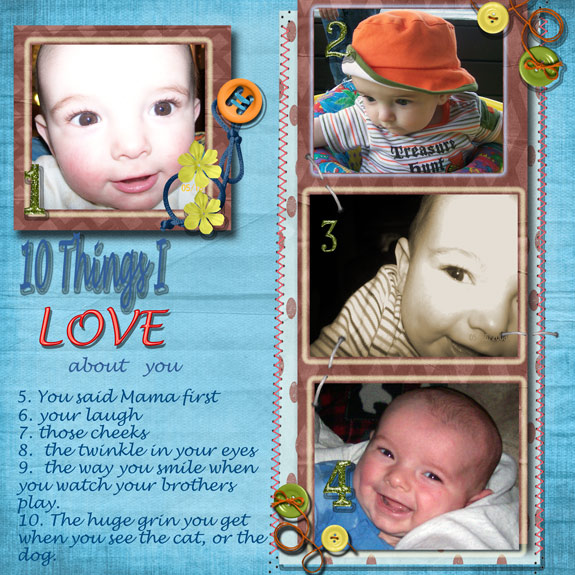 Ten things I love about you