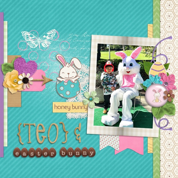 Teo + Easter Bunny