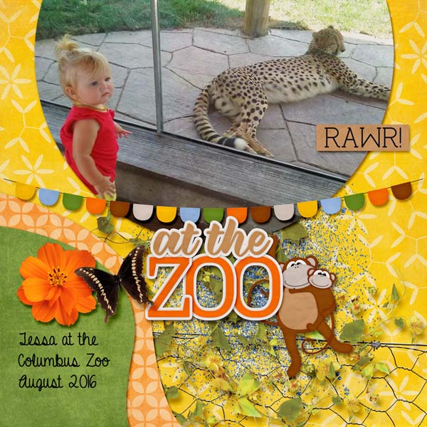 Tessa at the zoo