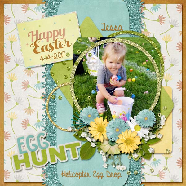 Tessa getting eggs