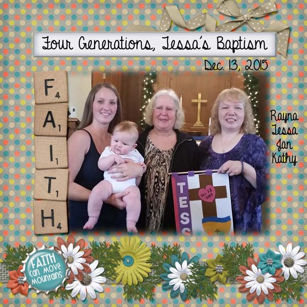 Tessa's Baptism