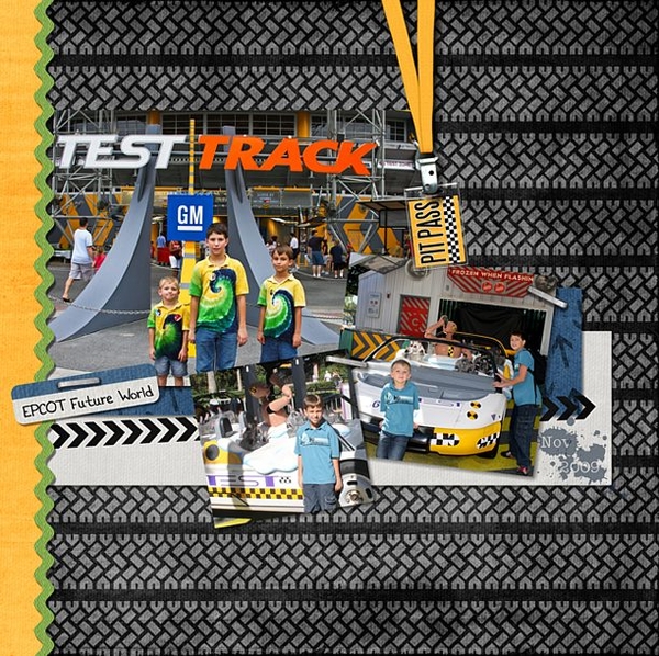 Test Track Entrance