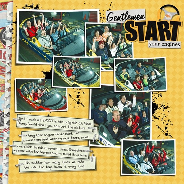 Test Track Ride Pictures