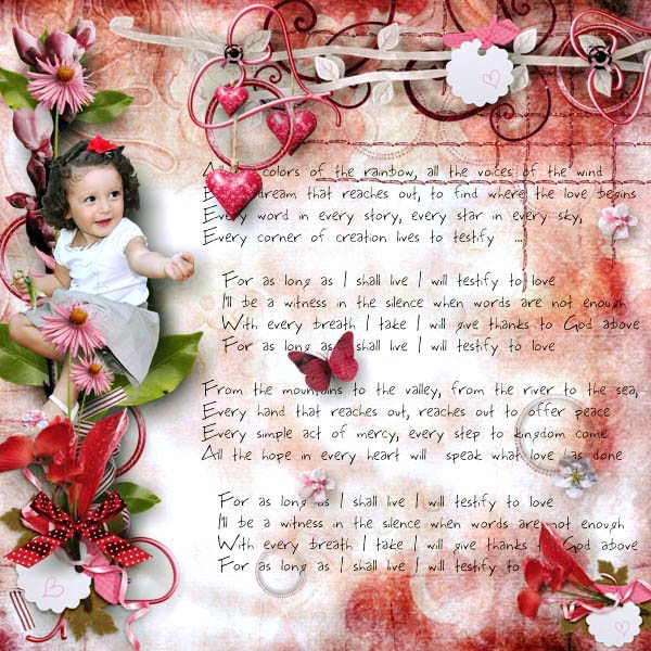 Testify to love - RAK for priss