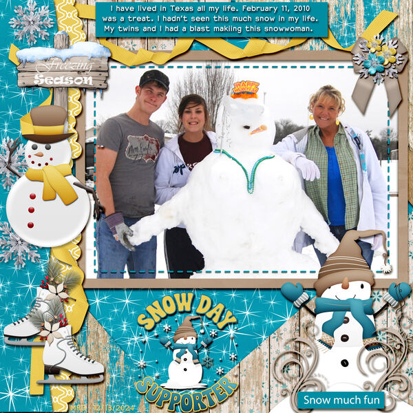 Texas Family Snow Time 021110