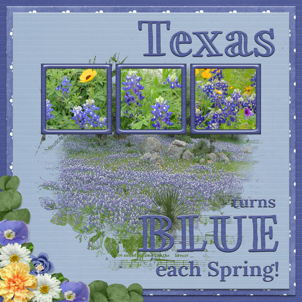 Texas turns BLUE each Spring