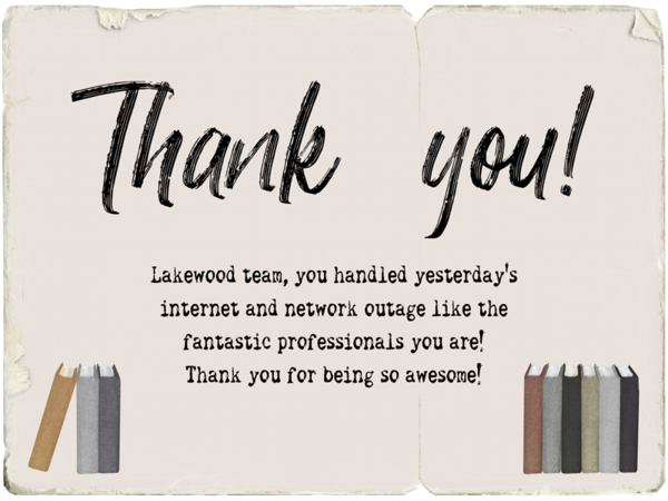 Thank you card