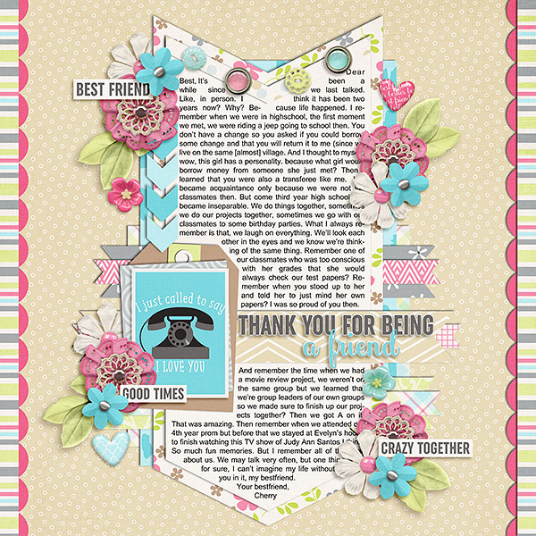 Thank You For Being A Friend