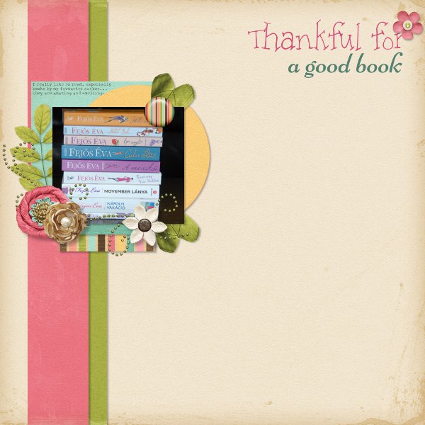 Thankful for a good book