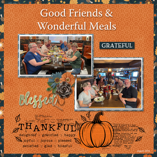 Thankful for friends