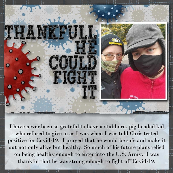 Thankful He could fight it
