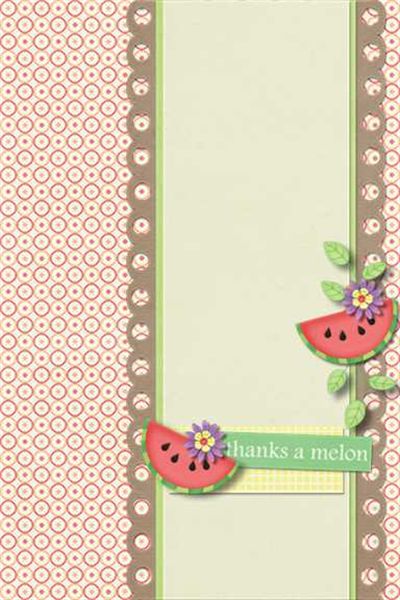 Thanks a Melon Card