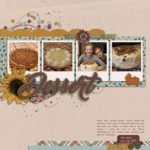 Thanksgiving 2020 Dessert