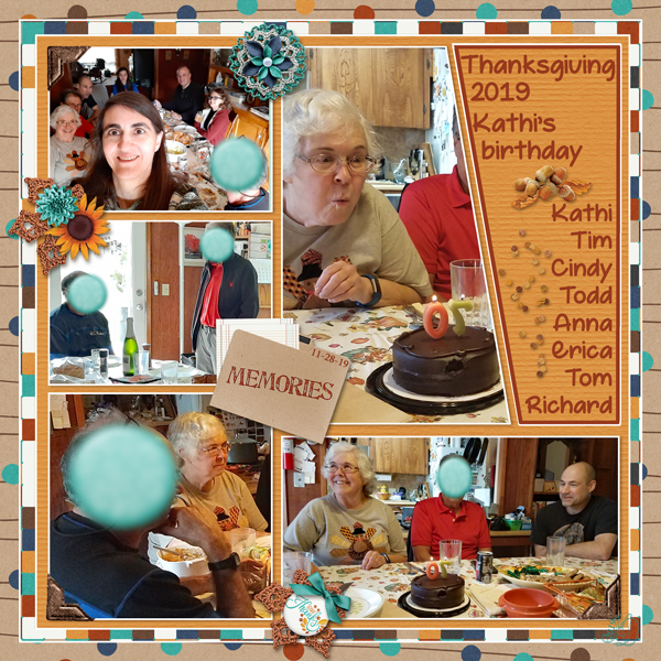 Thanksgiving and my birthday 2019